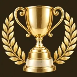Gold trophy cup — Stay