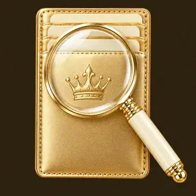 Wallet and magnifier — Stay