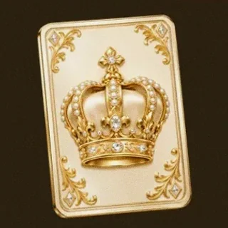 Royal crown card — Stay