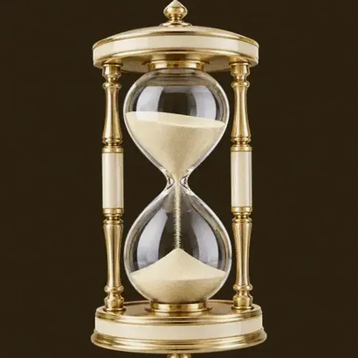 Ornate hourglass — Stay