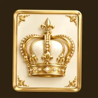 Crown emblem card — Stay
