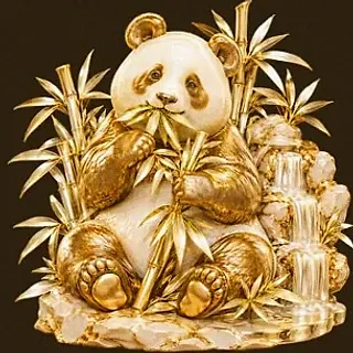 Panda eating bamboo — Stay