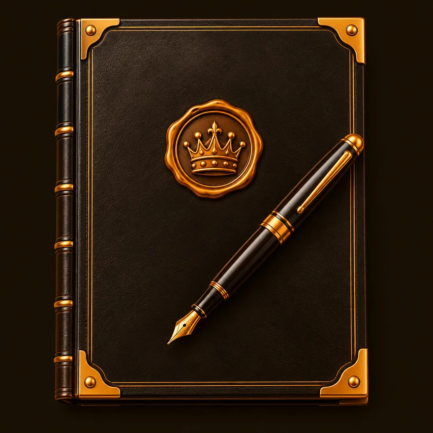 Leather casino ledger — Stay