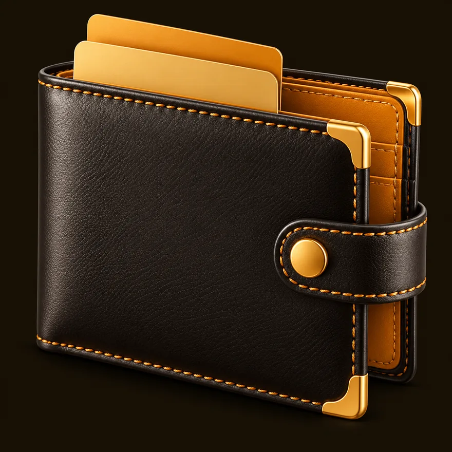 Leather wallet — Stay